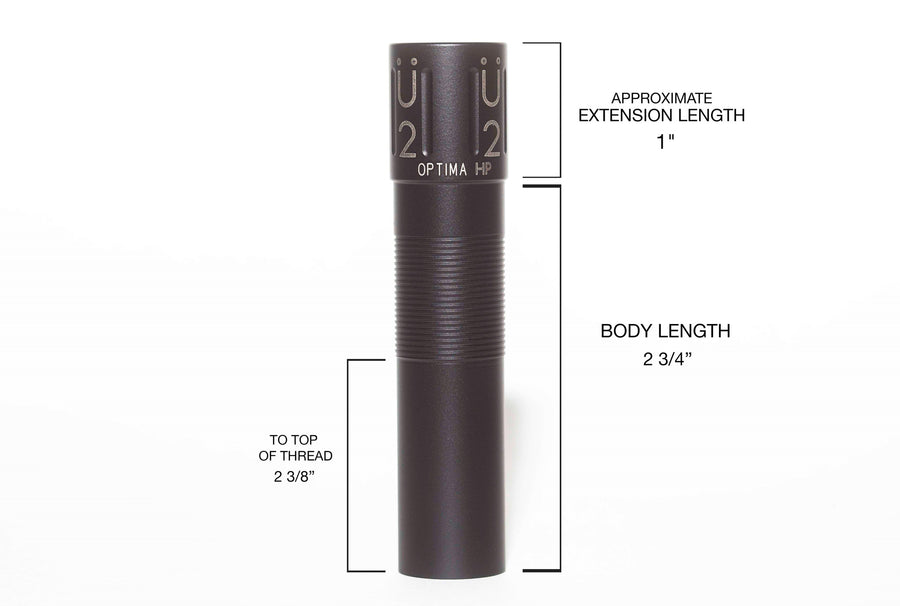 Optima Hp stainless steel choke tubes