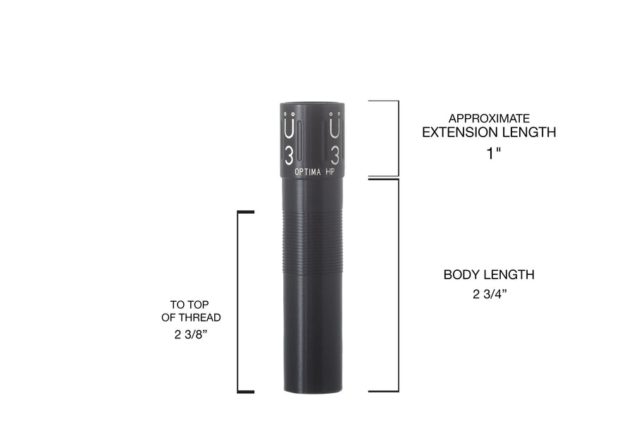 12 gauge choke tube, Featherlite Competition Choke Tube, Beretta OPTIMA HP choke tube, Beretta OPTIMA HP A400 choke tube, Beretta OPTIMA HP 692 choke tube, Beretta OPTIMA HP DT-11 choke tube, Beretta OPTIMA HP SV10 Prevail choke tube, Beretta OPTIMA HP SV10 Perennia choke tube, muller choke tube, Shotgun choke tube, hunting choke tube, competitive shooting choke tube, skeet shooting choke tube, trap shooting choke tube, clay shooting choke tube