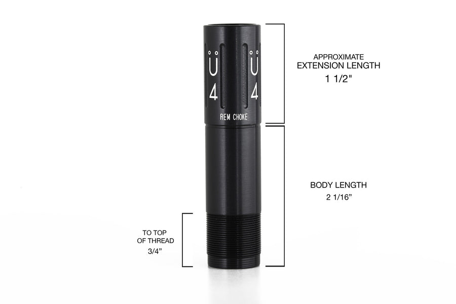 Remington REM CHOKE choke tube, 12 gauge choke tube, Featherlite Competition Choke Tube, muller choke tube, Shotgun choke tube, hunting choke tube, competitive shooting choke tube, skeet shooting choke tube, trap shooting choke tube, clay shooting choke tube