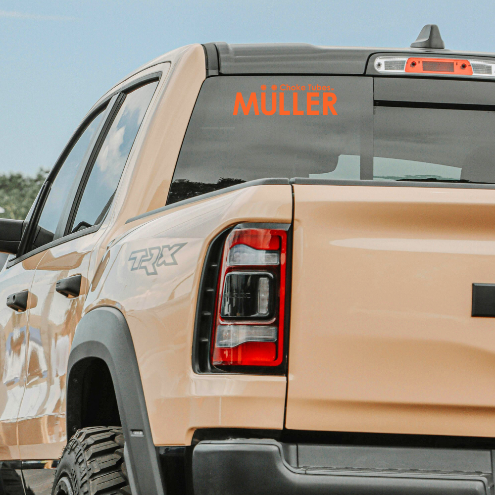 10 Inch Muller Chokes Vinyl Decal