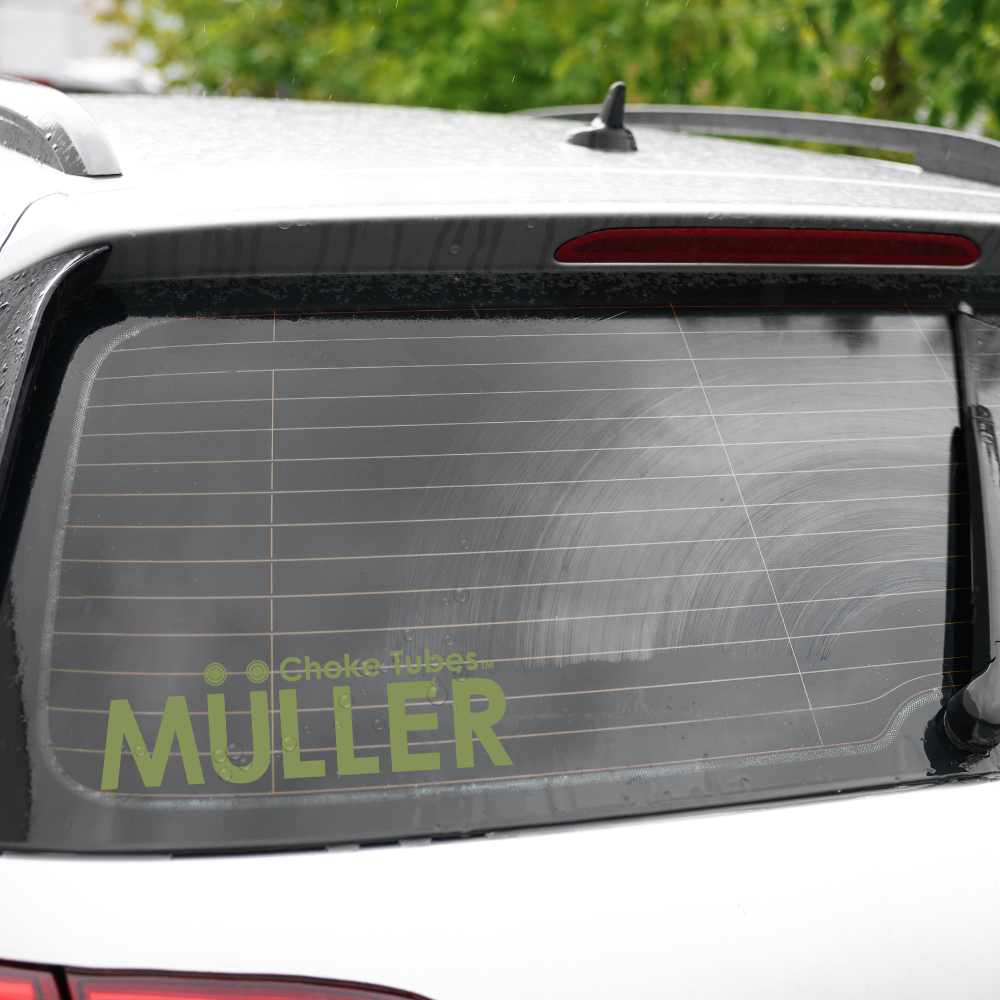 10 Inch Muller Chokes Vinyl Decal