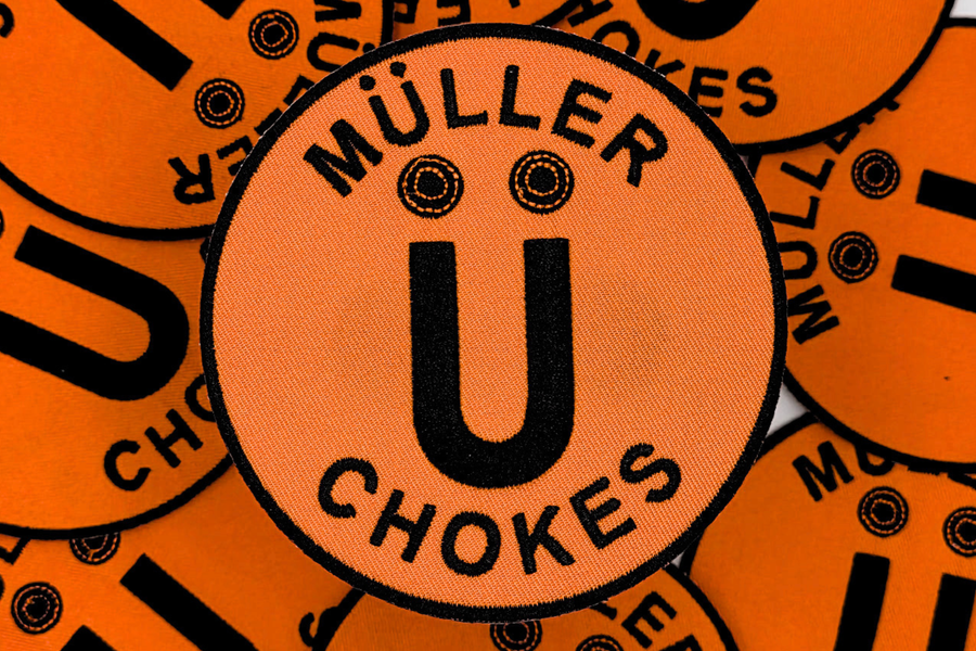 MULLER Orange Circle Adhesive Patch - LARGE