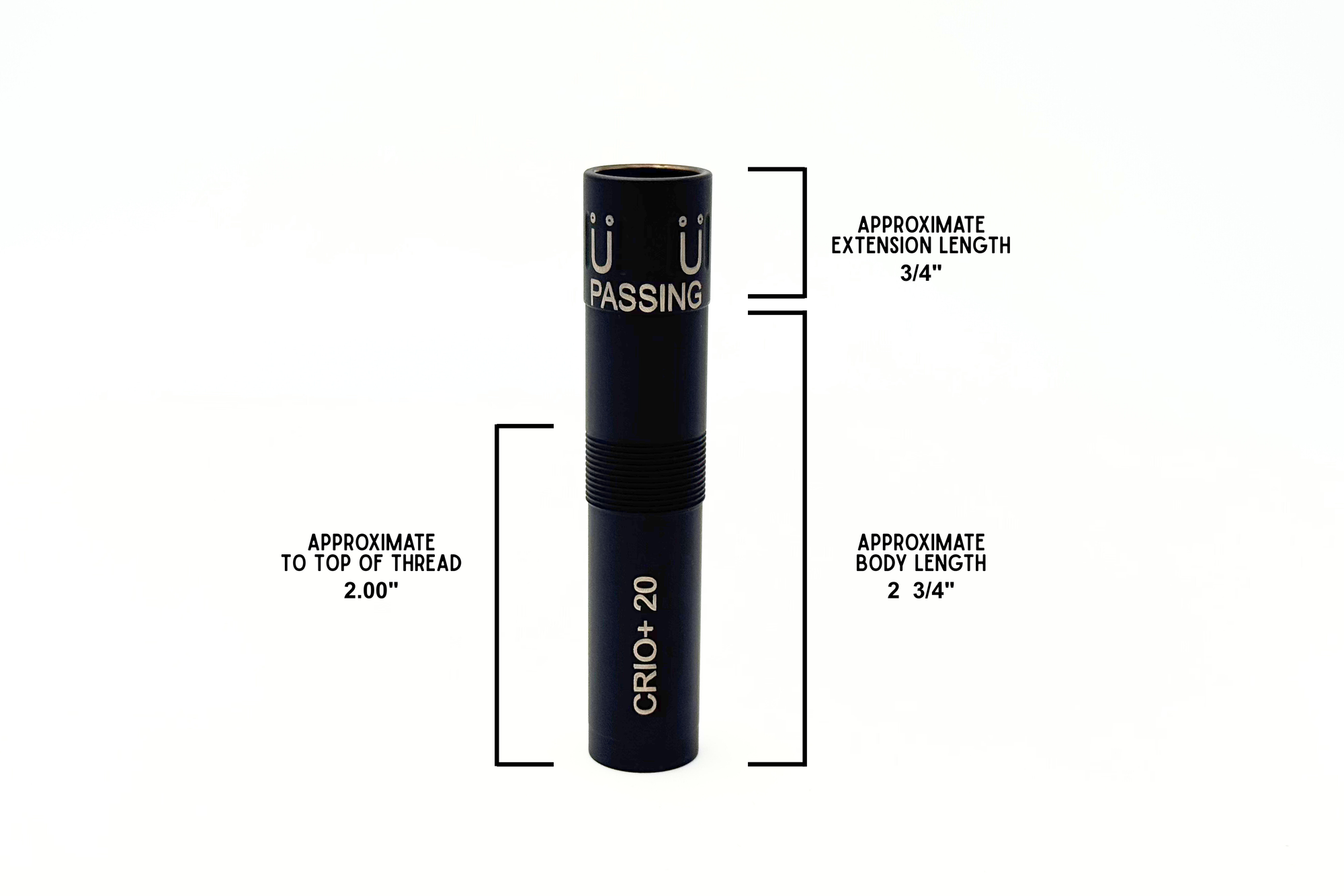 .[CRIO+] 20 gauge Waterfowl/Hunting Choke Tube used for Benelli CRIO+ (not for A.I. barrels)