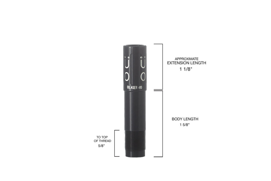 BLASER Choke Tube, 410 gauge choke tube, featherlite choke tube, competition choke tube, muller choke tube, Shotgun choke tube, hunting choke tube, competitive shooting choke tube, skeet shooting choke tube, trap shooting choke tube, clay shooting choke tube 