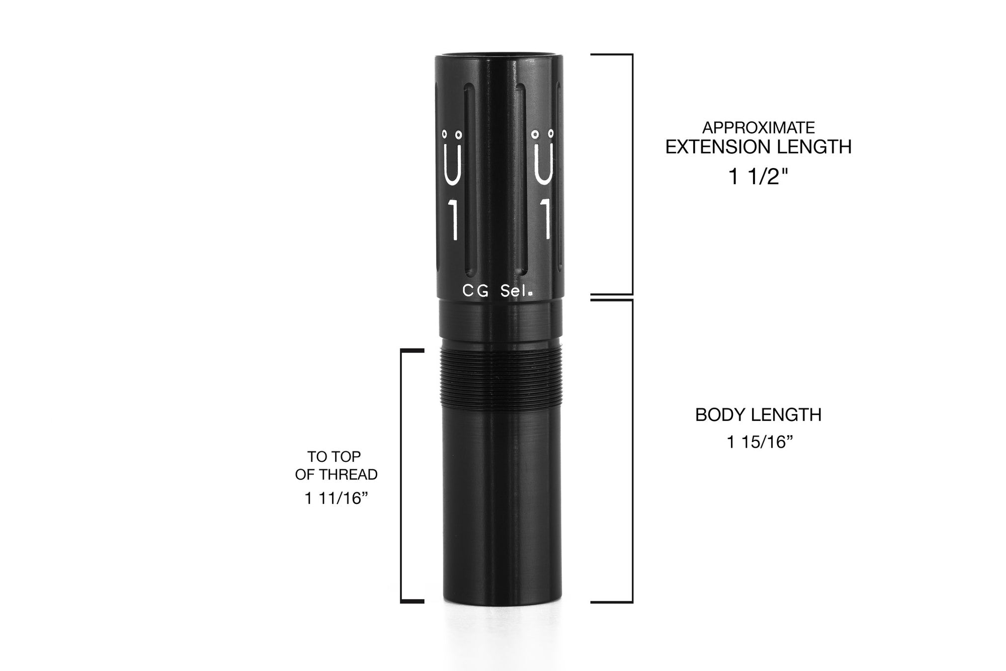 Caesar Guerini SELECTA choke tube, 12 gauge choke tube, Featherlite Competition Choke Tube, muller choke tube, Shotgun choke tube, hunting choke tube, competitive shooting choke tube, skeet shooting choke tube, trap shooting choke tube, clay shooting choke tube