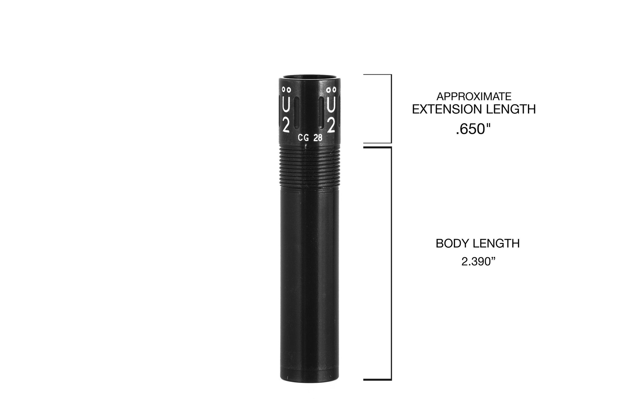 Caesar Guerini choke tube, 28 gauge choke tube, featherlite choke tube, competition choke tube, muller choke tube, Shotgun choke tube, hunting choke tube, competitive shooting choke tube, skeet shooting choke tube, trap shooting choke tube, clay shooting choke tube