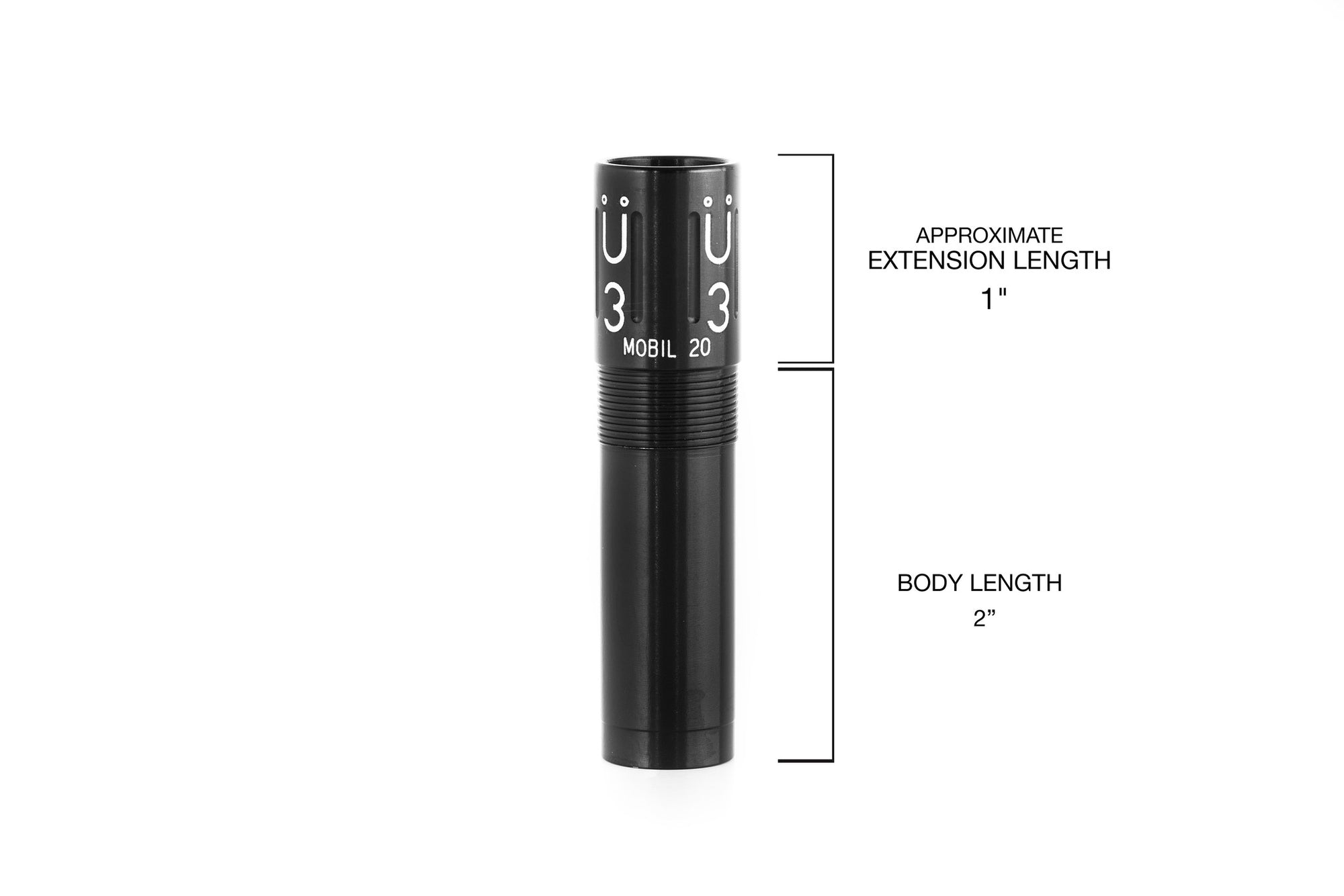 Beretta MOBIL choke tube, 20 gauge choke tube, featherlite choke tube, competition choke tube, muller choke tube, Shotgun choke tube, hunting choke tube, competitive shooting choke tube, skeet shooting choke tube, trap shooting choke tube, clay shooting choke tube
